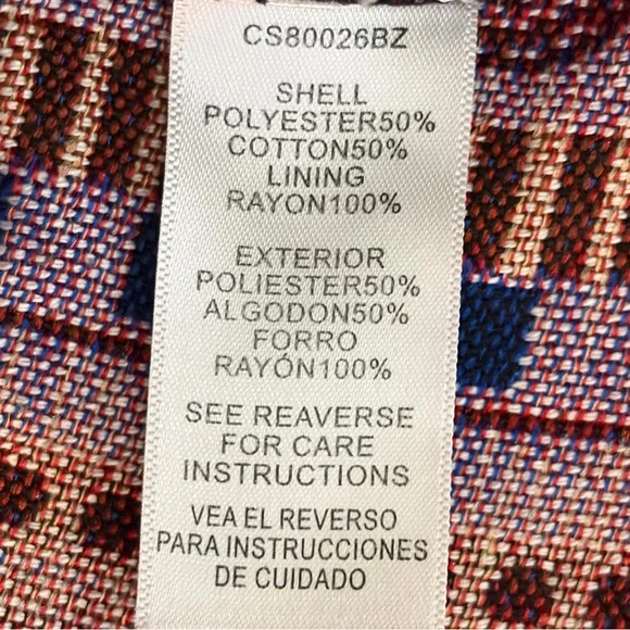 fab'rik Black & Multicolor Aztec Patterned Skirt - Picture 13 of 16